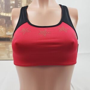 VS Red PINK Ultimate Yoga Sports Stars Bralette XS